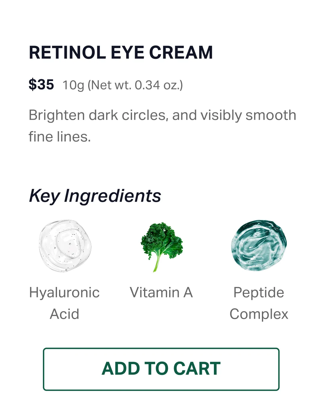 Retinol & Peptide Complex Eye Cream