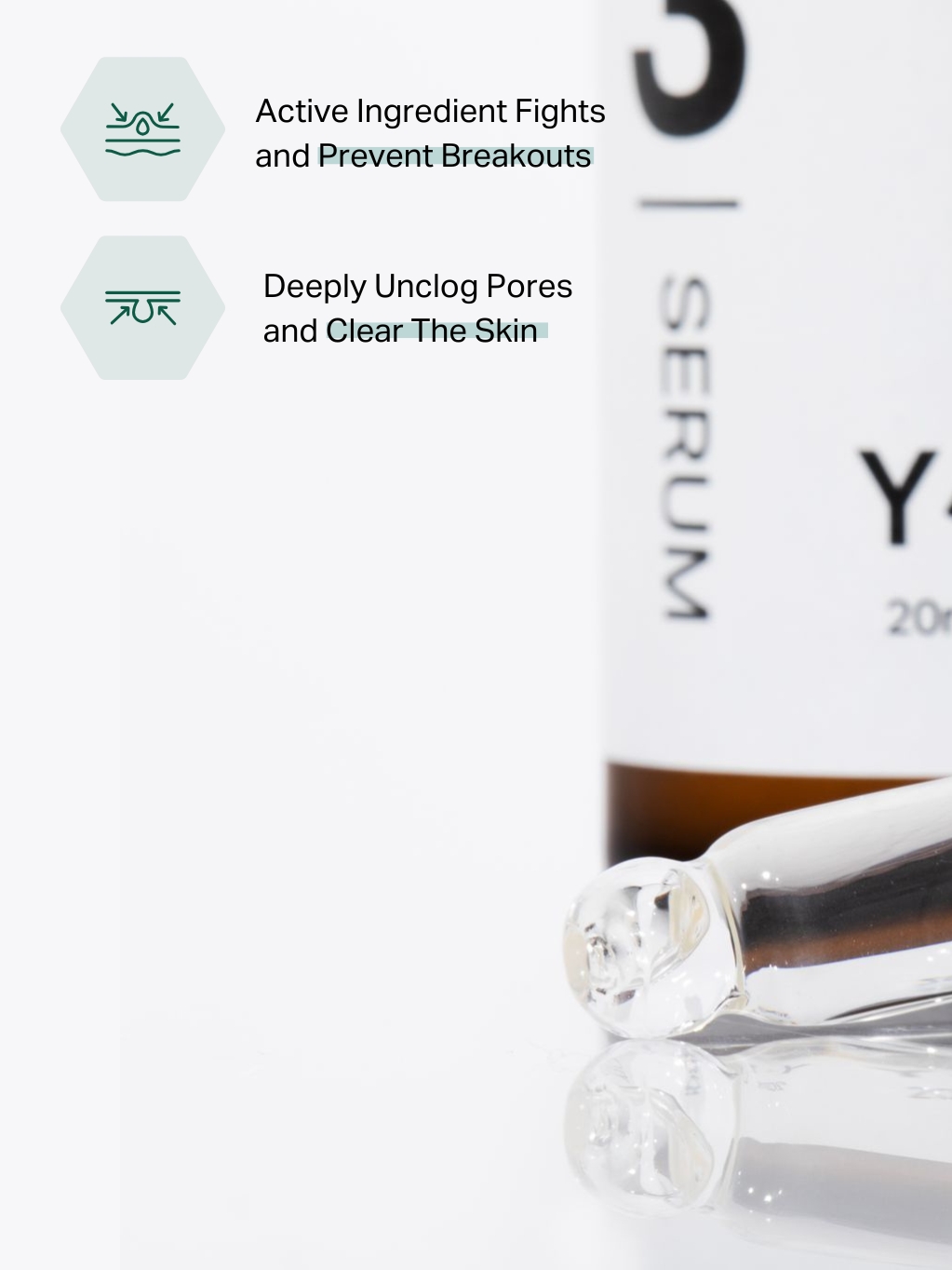 Y'OUR 4-step personalized skincare curated to your unique skin's needs