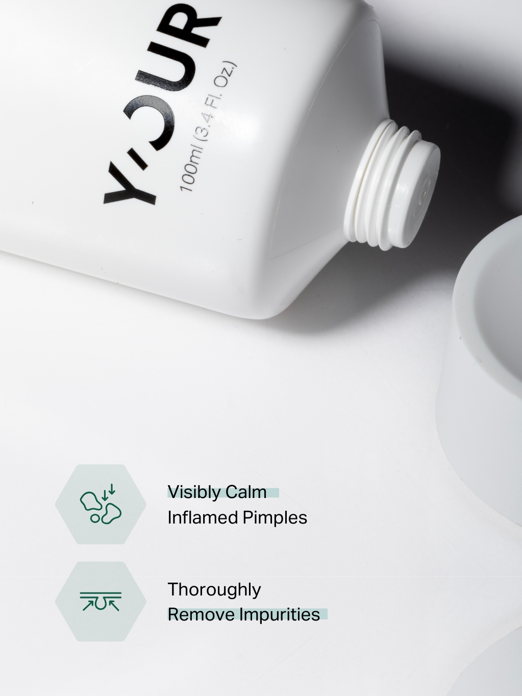 Y'OUR 4-step personalized skincare curated to your unique skin's needs