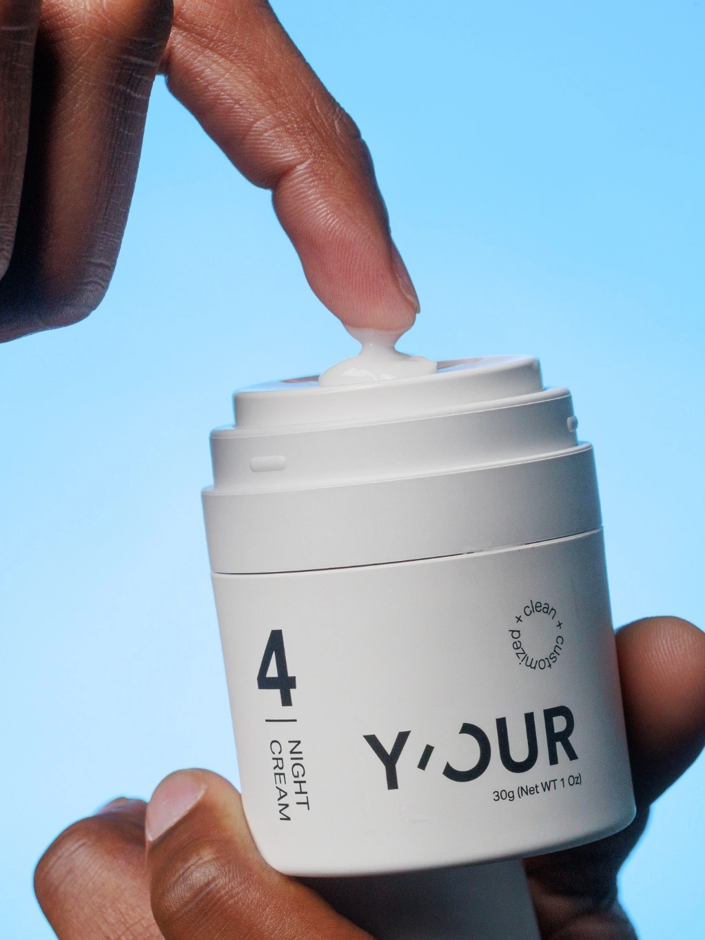 Y'OUR 4-step personalized skincare curated to your unique skin's needs